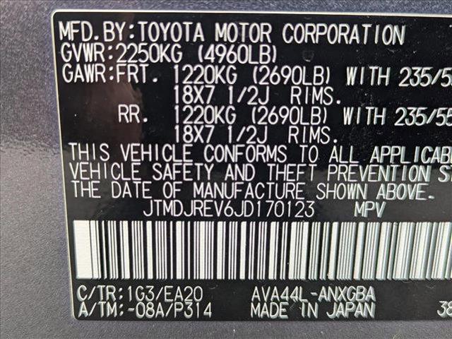 used 2018 Toyota RAV4 Hybrid car, priced at $20,992