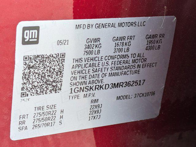 used 2021 Chevrolet Tahoe car, priced at $49,995