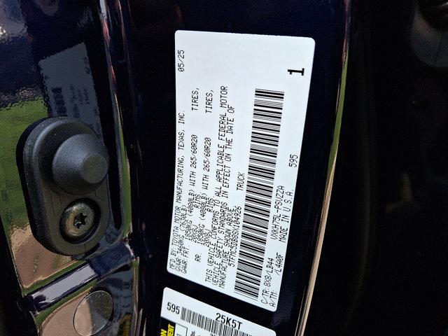 new 2025 Toyota Tundra car, priced at $75,179