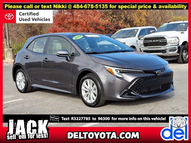 used 2024 Toyota Corolla Hatchback car, priced at $24,890