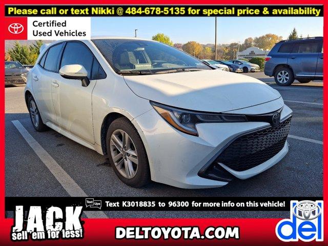 used 2019 Toyota Corolla Hatchback car, priced at $18,590