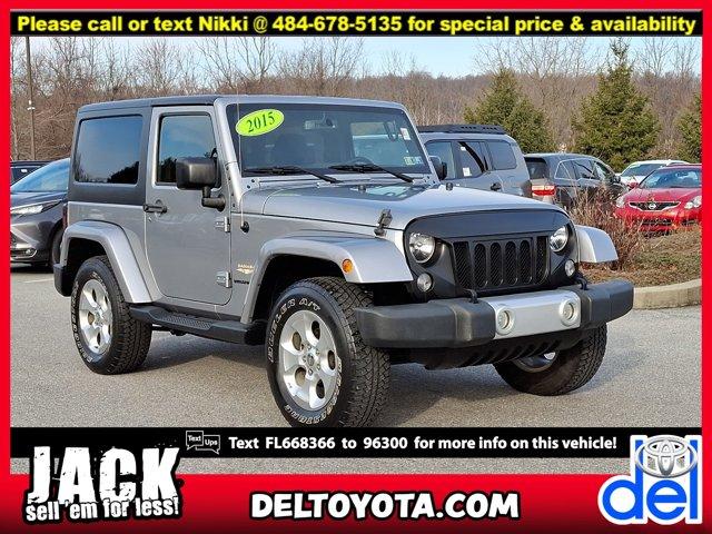 used 2015 Jeep Wrangler car, priced at $18,995