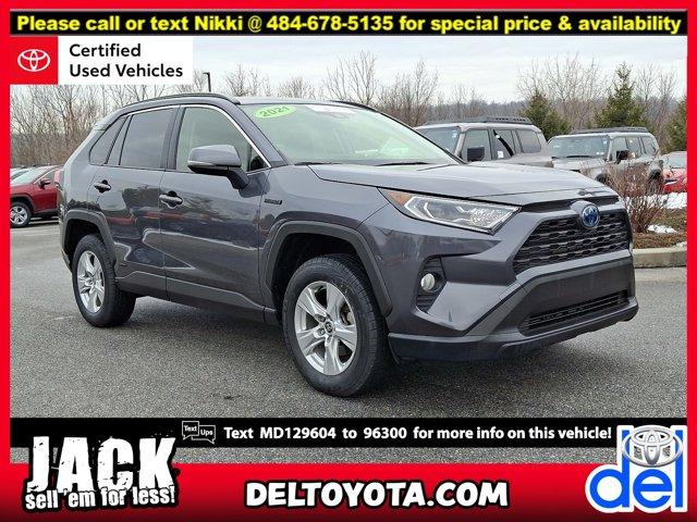 used 2021 Toyota RAV4 Hybrid car, priced at $31,590