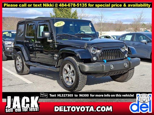 used 2017 Jeep Wrangler Unlimited car, priced at $26,395