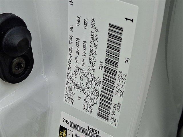 new 2026 Toyota Tundra car, priced at $73,643