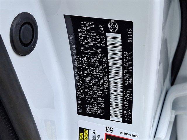 new 2026 Toyota Camry car, priced at $38,044