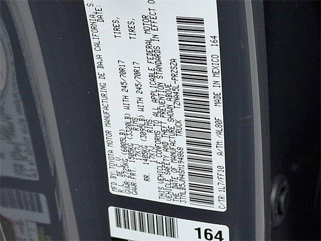 new 2025 Toyota Tacoma car, priced at $43,114