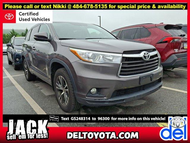 used 2016 Toyota Highlander car, priced at $21,990
