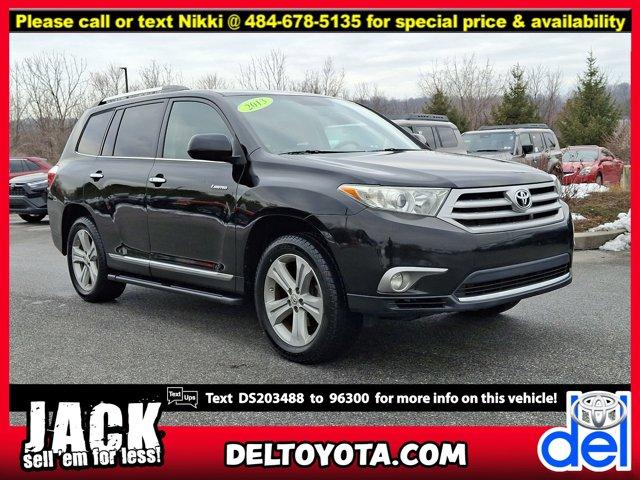 used 2013 Toyota Highlander car, priced at $15,795