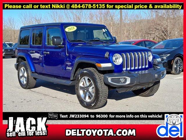 used 2018 Jeep Wrangler Unlimited car, priced at $25,995