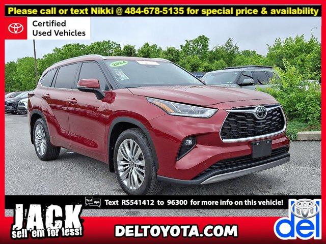 used 2024 Toyota Highlander car, priced at $51,590