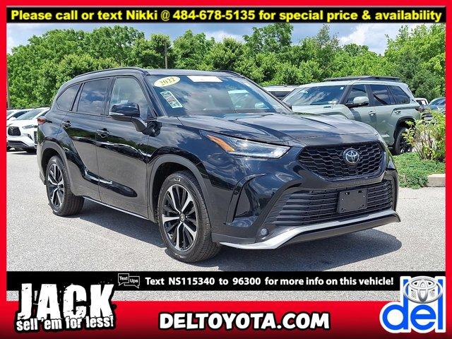 used 2022 Toyota Highlander car, priced at $34,890