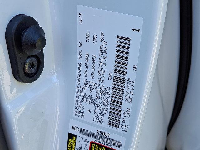 new 2025 Toyota Tundra car, priced at $74,554