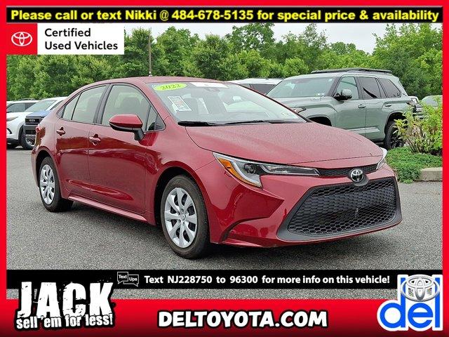used 2022 Toyota Corolla car, priced at $23,590