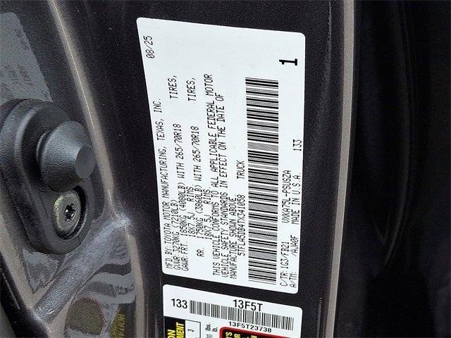 new 2026 Toyota Tundra car, priced at $59,110
