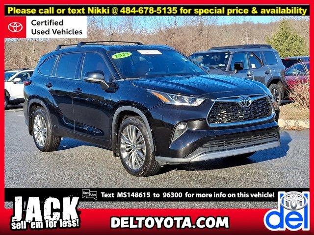 used 2021 Toyota Highlander car, priced at $38,990