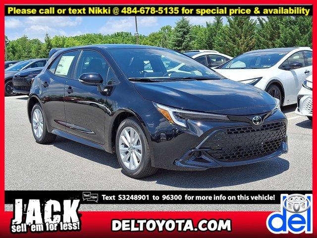 new 2025 Toyota Corolla Hatchback car, priced at $25,718