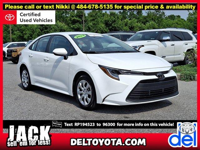 used 2024 Toyota Corolla car, priced at $23,590