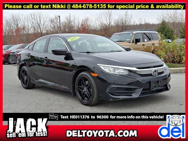 used 2017 Honda Civic car, priced at $14,795