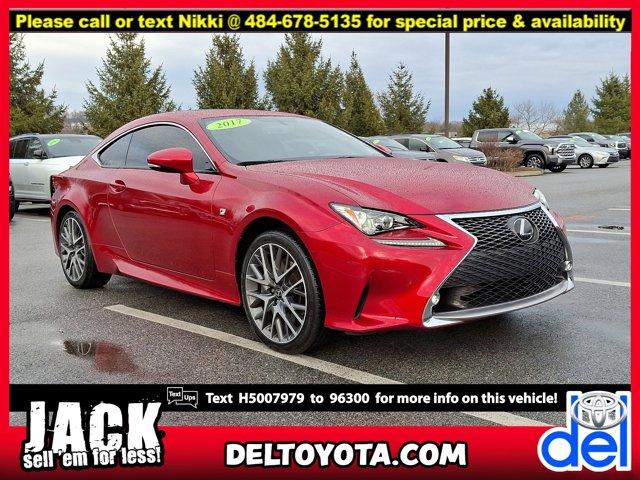 used 2017 Lexus RC 350 car, priced at $31,995