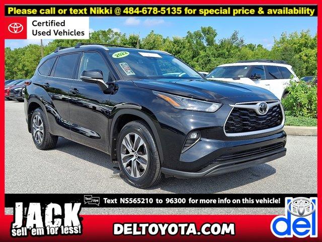 used 2022 Toyota Highlander car, priced at $38,790