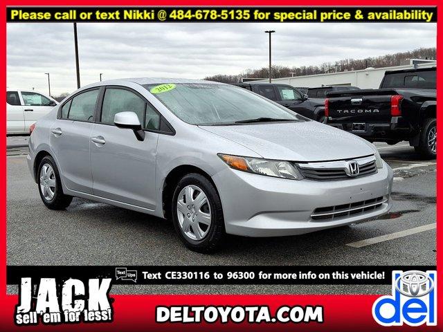 used 2012 Honda Civic car, priced at $10,995