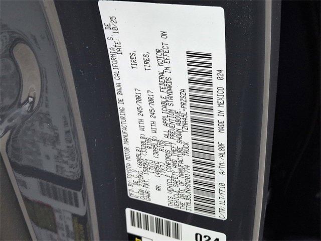 new 2025 Toyota Tacoma car, priced at $44,313