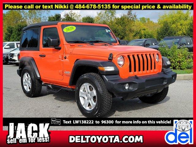 used 2020 Jeep Wrangler car, priced at $22,995