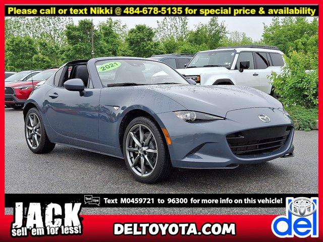 used 2021 Mazda MX-5 Miata RF car, priced at $26,995