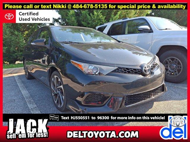 used 2017 Toyota Corolla iM car, priced at $16,990