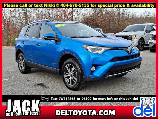 used 2018 Toyota RAV4 car, priced at $18,695