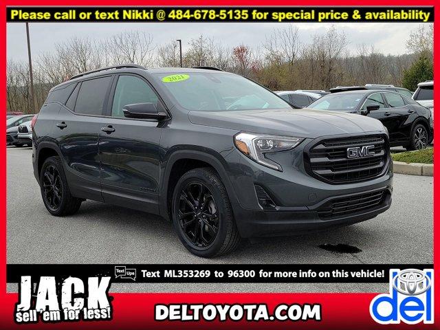 used 2021 GMC Terrain car, priced at $27,395