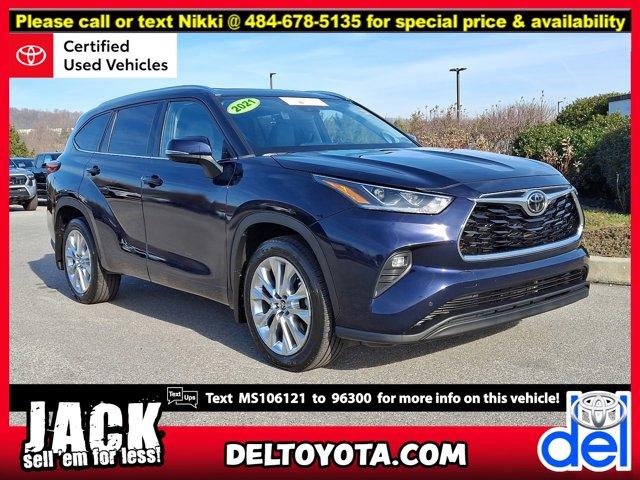 used 2021 Toyota Highlander car, priced at $36,690