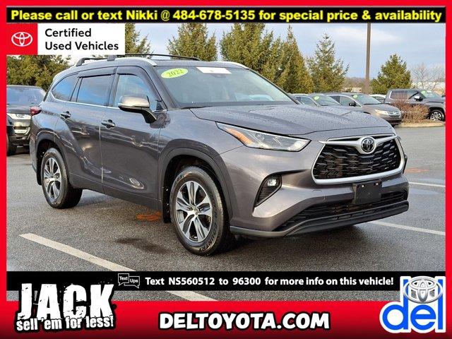 used 2022 Toyota Highlander car, priced at $39,590