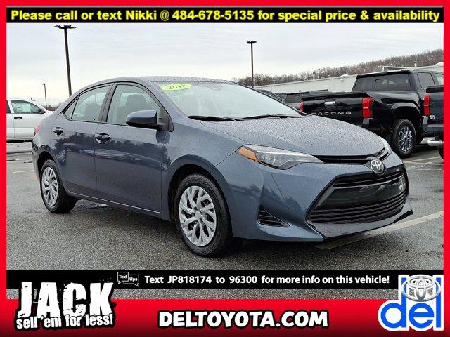 used 2018 Toyota Corolla car, priced at $13,595