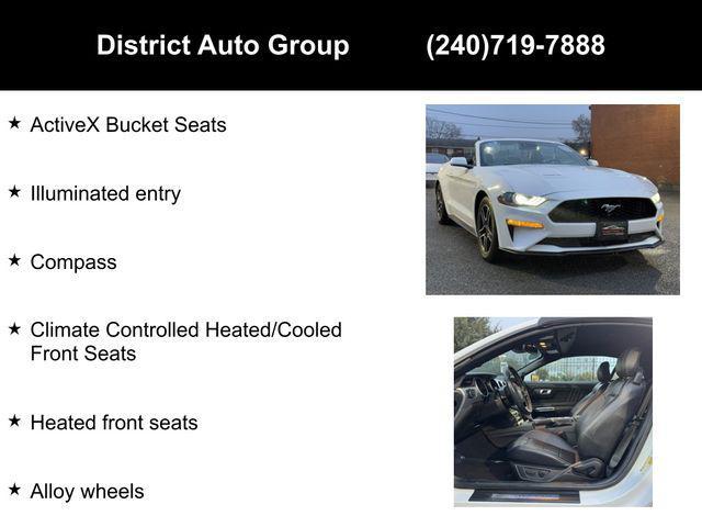 used 2022 Ford Mustang car, priced at $22,950