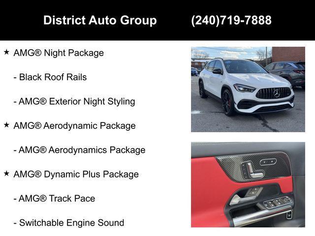 used 2021 Mercedes-Benz AMG GLA 45 car, priced at $40,890