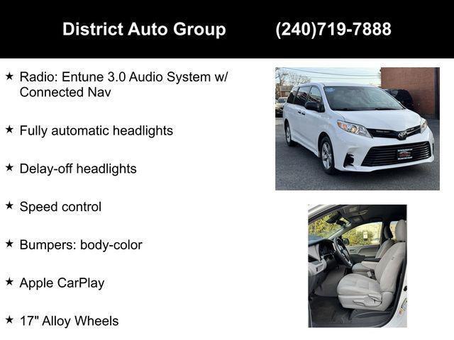 used 2019 Toyota Sienna car, priced at $25,890