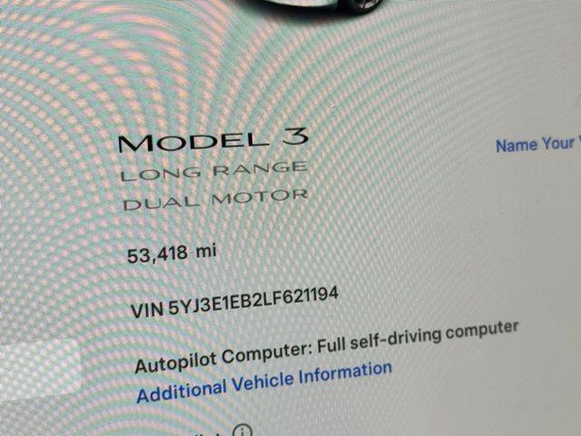 used 2020 Tesla Model 3 car, priced at $24,990