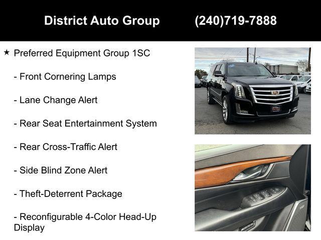 used 2017 Cadillac Escalade ESV car, priced at $33,950