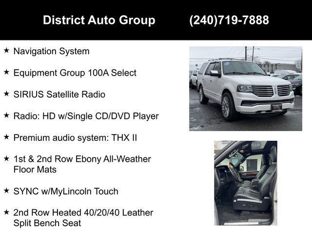 used 2015 Lincoln Navigator car, priced at $23,890