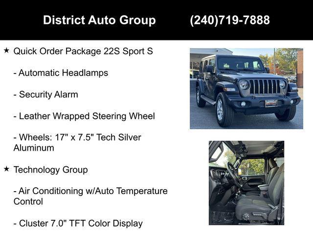 used 2021 Jeep Wrangler Unlimited car, priced at $27,890