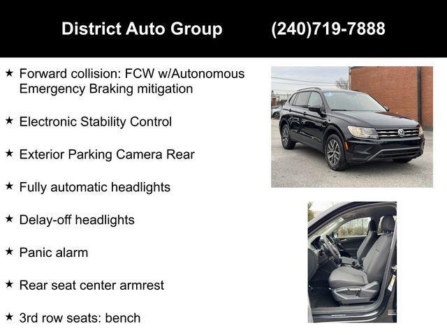 used 2021 Volkswagen Tiguan car, priced at $17,950