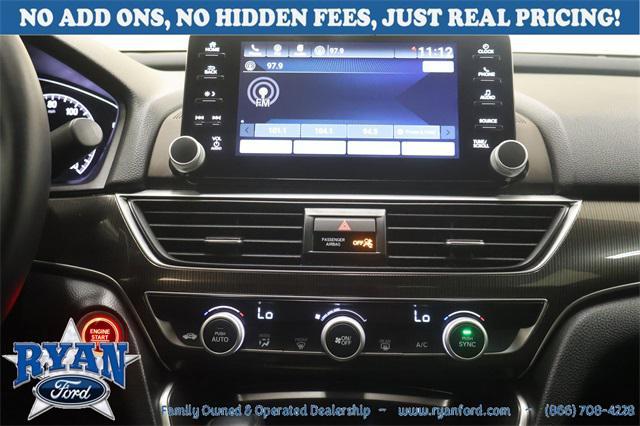 used 2019 Honda Accord car, priced at $18,995