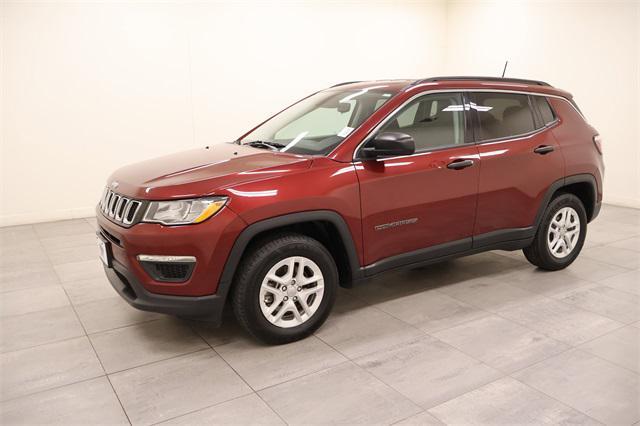 used 2021 Jeep Compass car, priced at $14,990