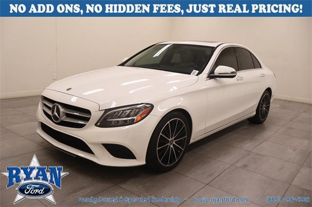 used 2021 Mercedes-Benz C-Class car, priced at $22,495