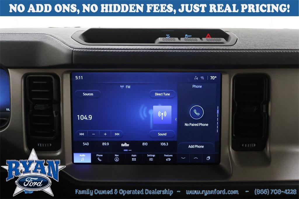 new 2025 Ford Bronco car, priced at $46,778