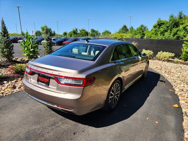 used 2018 Lincoln Continental car, priced at $27,900