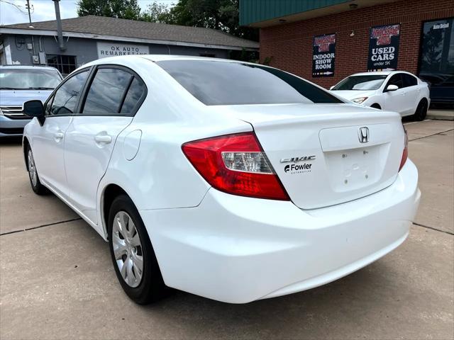 used 2012 Honda Civic car, priced at $6,950