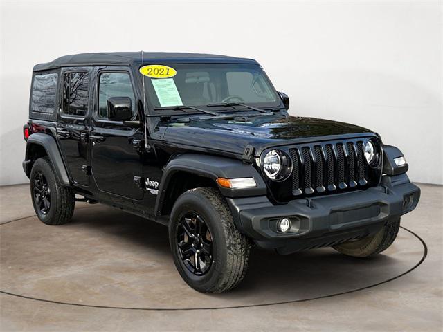 used 2021 Jeep Wrangler Unlimited car, priced at $25,000